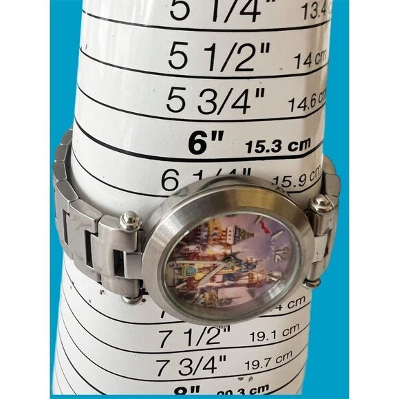 Disneyland 50th Anniversary Castle Disney Watch by Time Works - (New Battery) - Picture 6 of 9